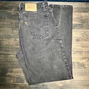 Levi’s 15921 size 14 MED black WPL 423 jeans tapered fit tapered legs